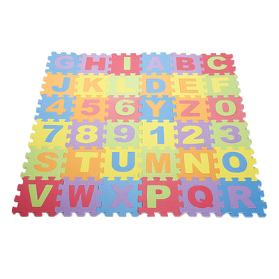 36 Pcs Alphabet/Number Learning Puzzle Floor Play Mat
