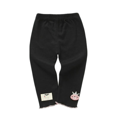 Girls Warm Casual Bow-Tie Pants/Leggings