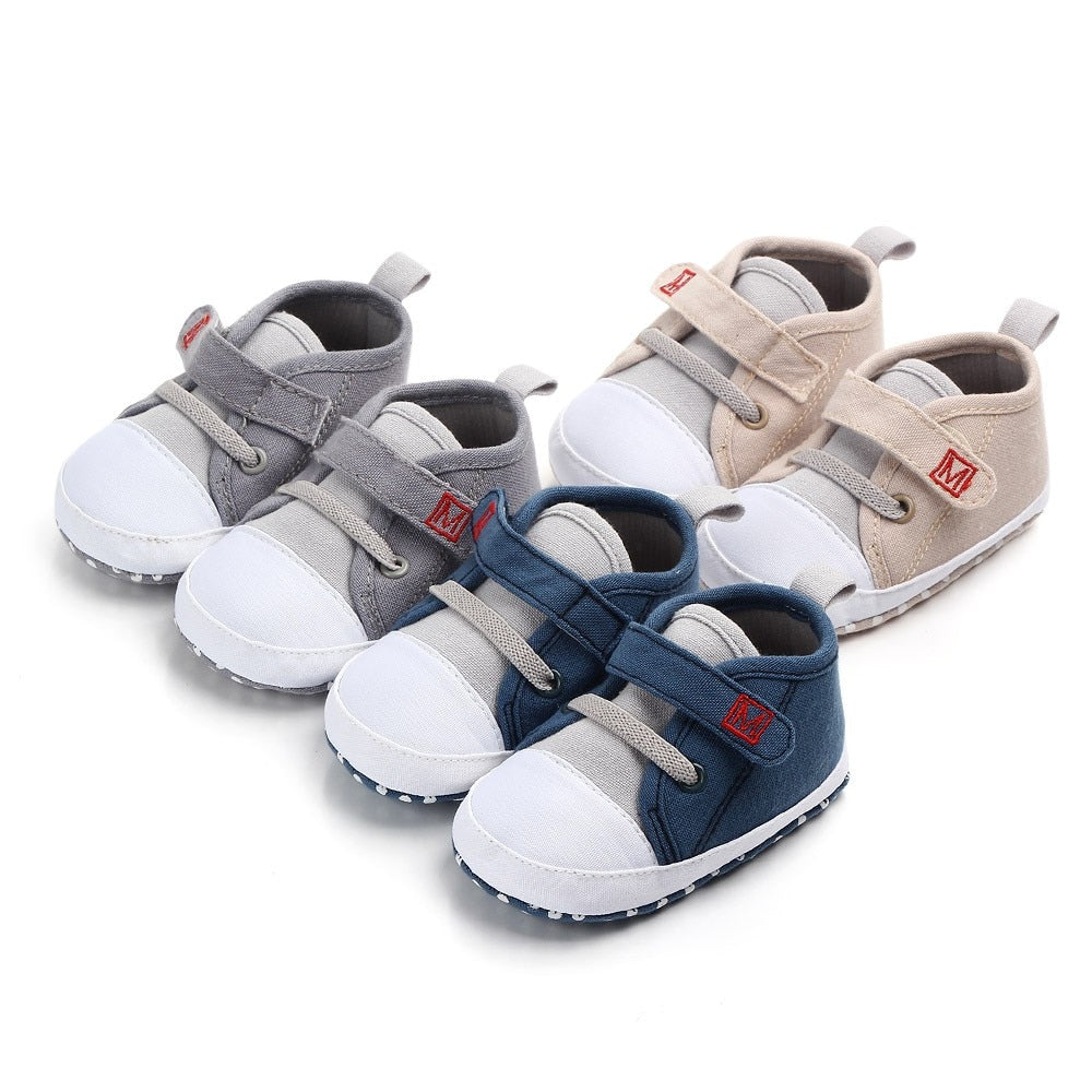 Boys Canvas First Walkers Shoes