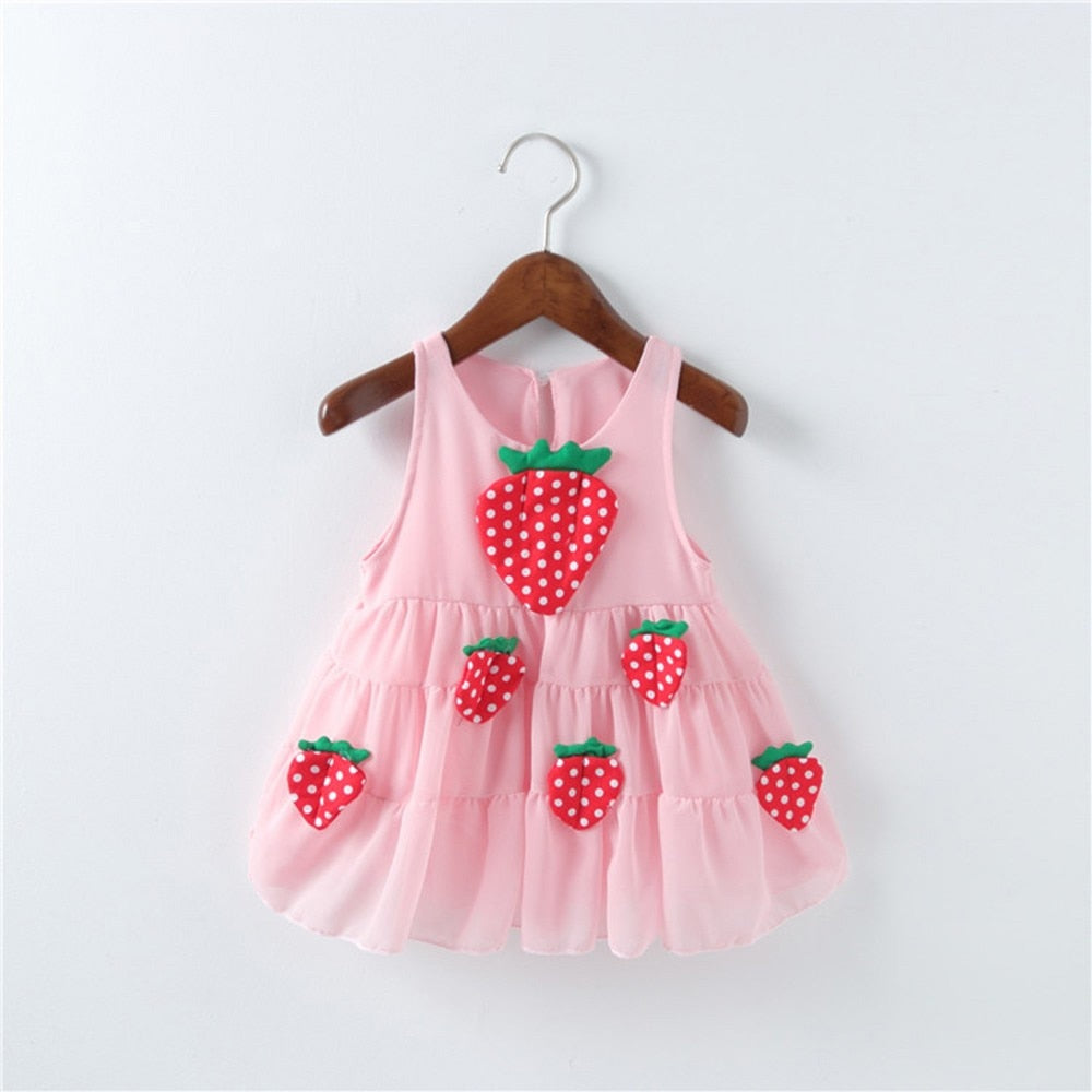 Girls Strawberry Dress