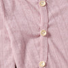 Girls Solid Cotton Knit Button Onesie