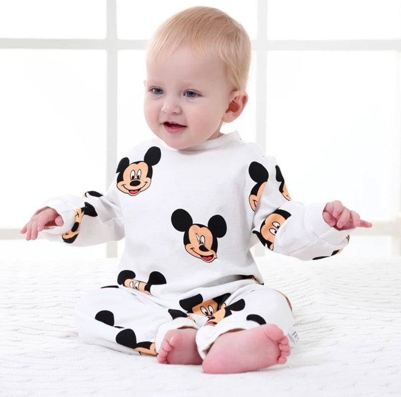 Mickey Mouse Gucci Stripe Baby Onesie, Baby Clothes 