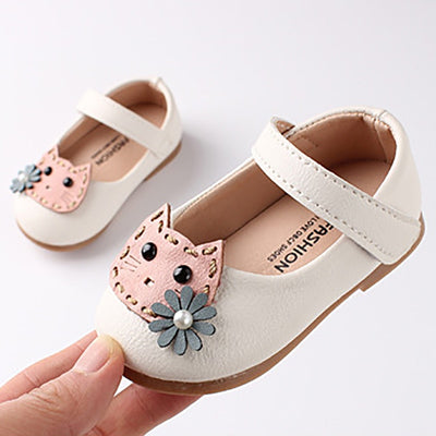 Sweet as Honey, Girls Cartoon Kitten Shoes